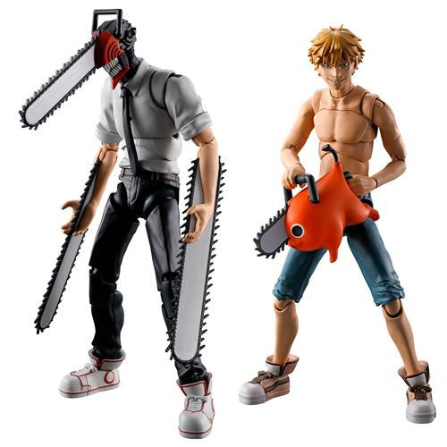 CT73810 - CHAINSAW MAN - SMP KIT MAKE POSE - DISPLAY 2 FIGURE 15CM LATEST PRODUCTS!