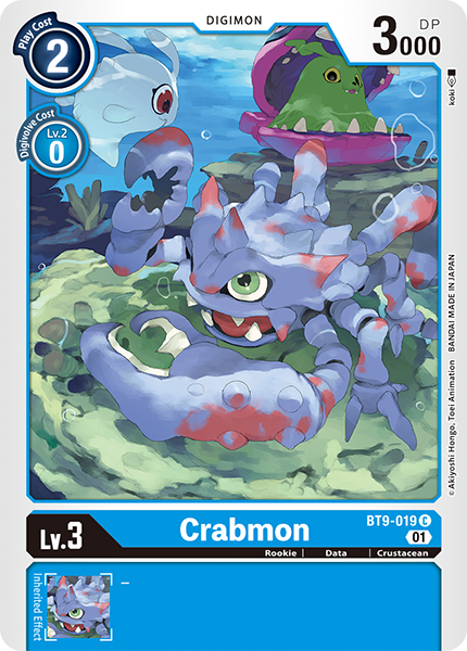 Crabmon BT9-019 [ Inglese / Giapponese ]