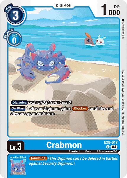 Crabmon EX8-017 [ Inglese / Giapponese ]