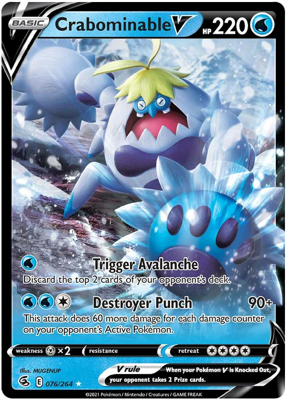 Crabominable V - Colpo Fusione 076/264 [ Italiano / Inglese ]
