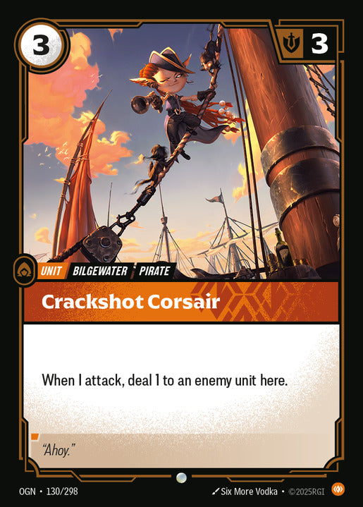 Crackshot Corsair (Common) [ Inglese / Cinese Semplificato ]