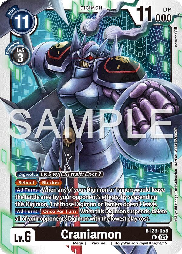 Craniamon BT23-058 [ Inglese / Giapponese ]