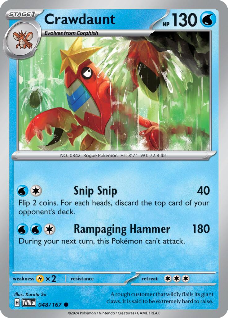 Crawdaunt - Crepuscolo Mascherato 048/167 [ Italiano ]