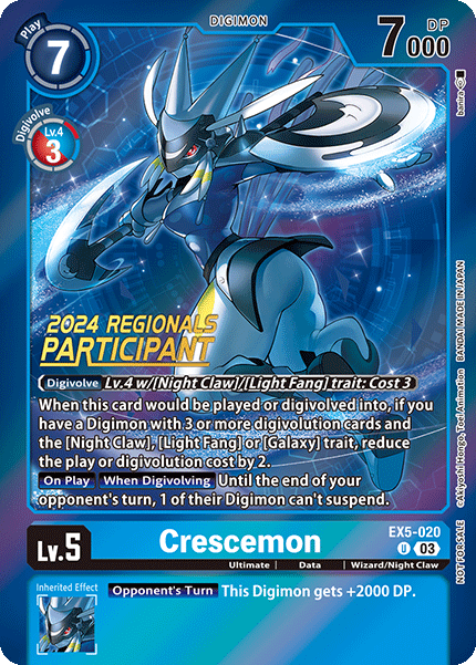 Crescemon EX5-020 [ Inglese / Giapponese ]