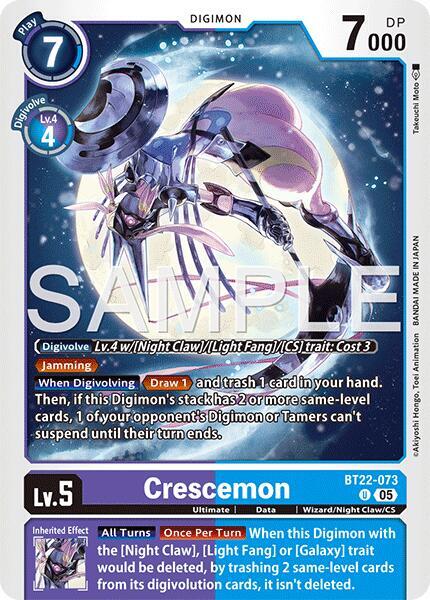 Crescemon BT22-073 [ Inglese / Giapponese ]