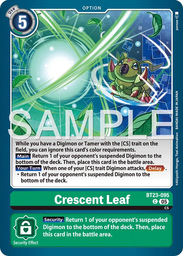 Crescent Leaf BT23-095 [ Inglese / Giapponese ]