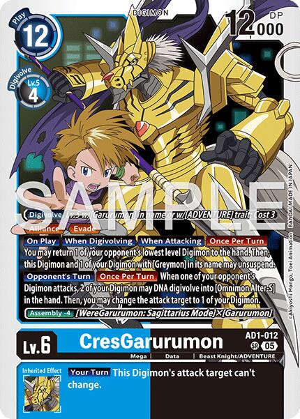 CresGarurumon AD1-012 [ Inglese / Giapponese ]