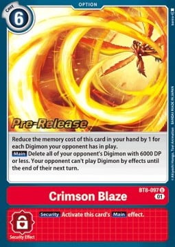 Crimson Blaze BT8-097 [ Inglese / Giapponese ]