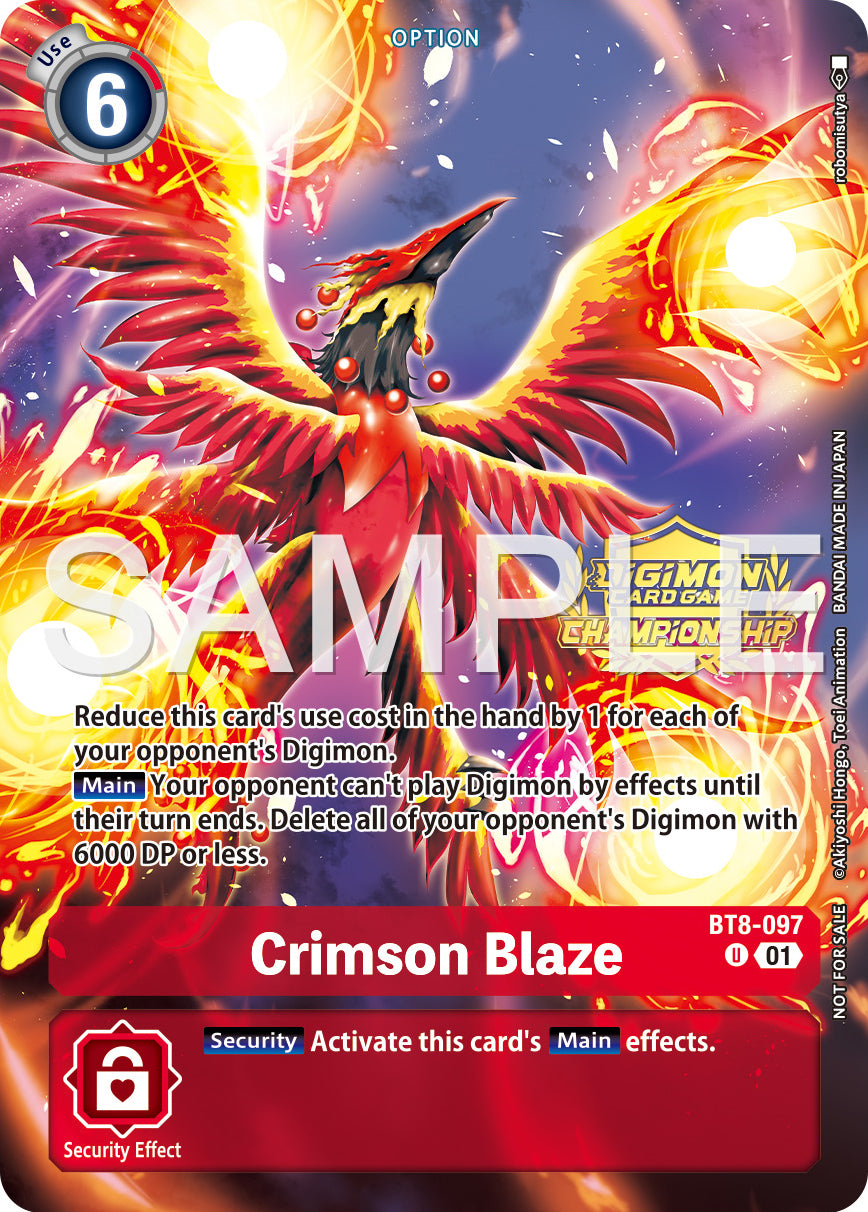 Crimson Blaze 000 CHAMPIONSHIP 2025-000 [ Inglese / Giapponese ]