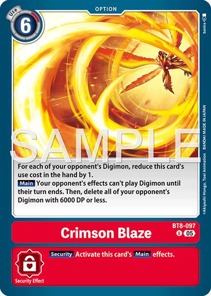 Crimson Blaze BT8-097 [ Inglese / Giapponese ]
