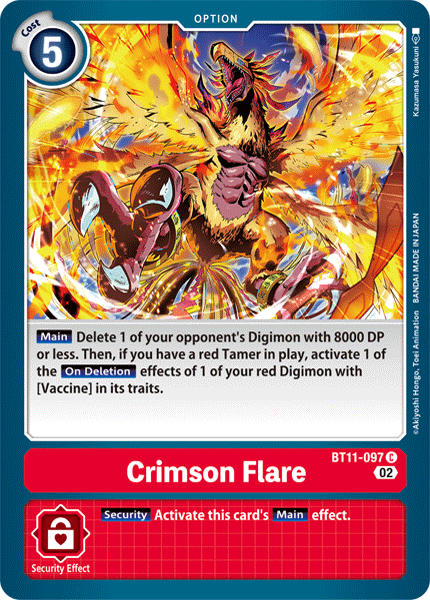 Crimson Flare BT11-097 [ Inglese / Giapponese ]