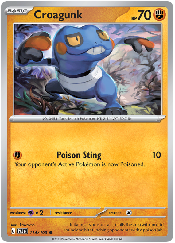 Croagunk - Evoluzioni a Paldea 114/193 [ Italiano ]