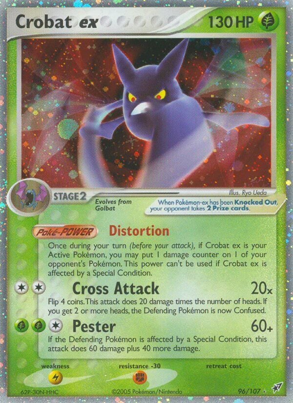 Crobat ex - EX Deoxys 96/107 [ Italiano / Inglese ]