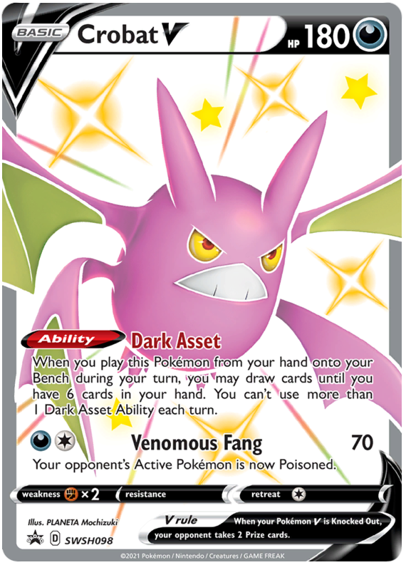 Crobat V - Fiamme Oscure 104/189 [ Italiano / Inglese ]