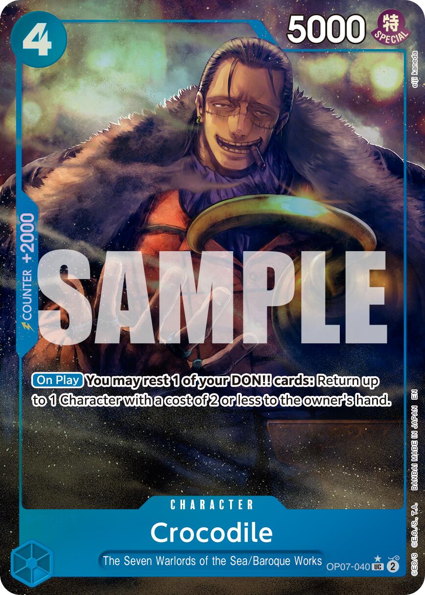 Crocodile OP07-040 [ Inglese / Giapponese / Francese / Cinese Semplificato ]