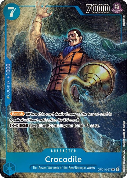 Crocodile OP01-067 [ Inglese / Giapponese / Francese / Cinese Semplificato ]