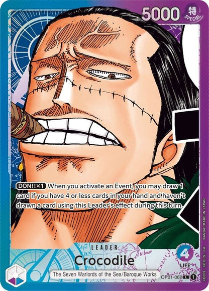 Crocodile OP01-062 [ Inglese / Giapponese / Francese / Cinese Semplificato ]