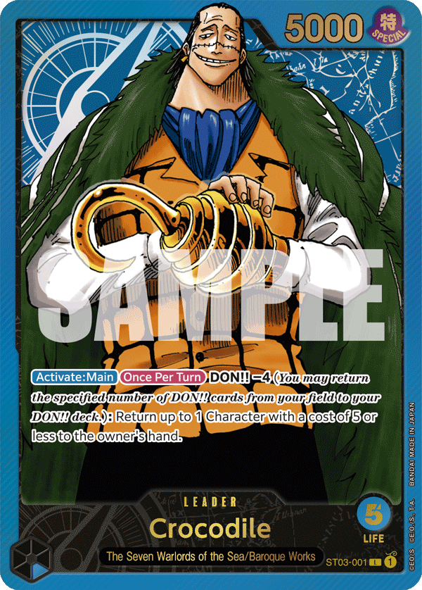 Crocodile ST03-001 [ Inglese / Giapponese / Francese / Cinese Semplificato ]