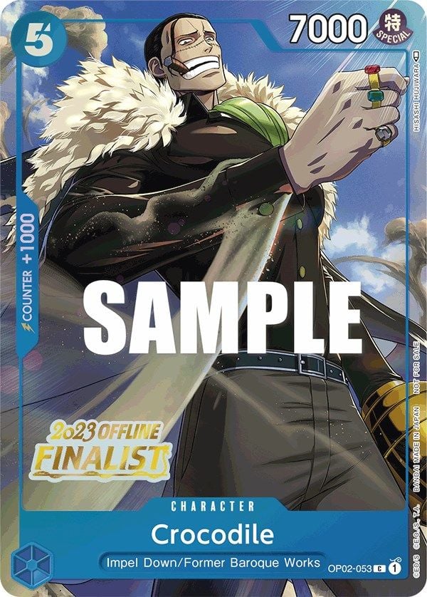 Crocodile OP02-053 [ Inglese / Giapponese / Francese / Cinese Semplificato ]
