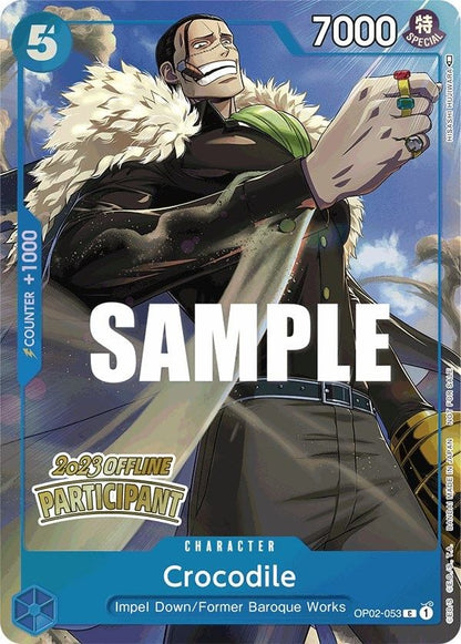 Crocodile OP02-053 [ Inglese / Giapponese / Francese / Cinese Semplificato ]