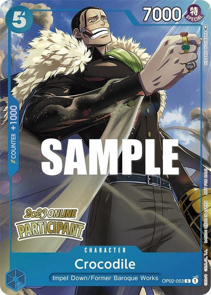 Crocodile OP02-053 [ Inglese / Giapponese / Francese / Cinese Semplificato ]