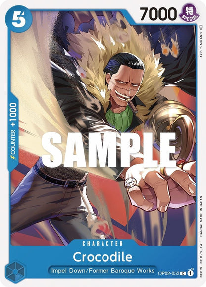 Crocodile OP02-053 [ Inglese / Giapponese / Francese / Cinese Semplificato ]