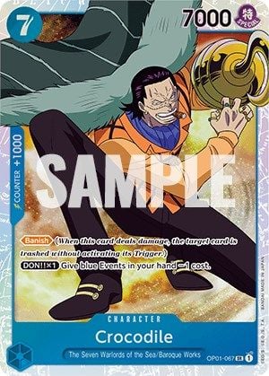 Crocodile OP01-067 [ Inglese / Giapponese / Francese / Cinese Semplificato ]