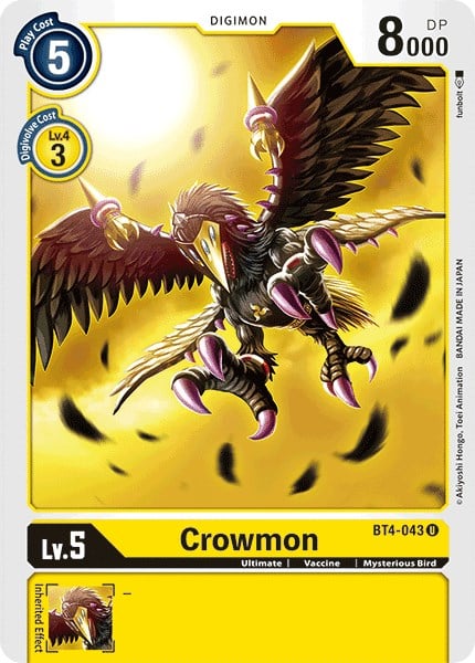 Crowmon BT4-043 [ Inglese / Giapponese ]