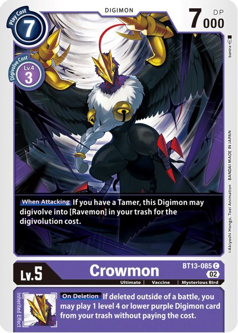 Crowmon BT13-085 [ Inglese / Giapponese ]