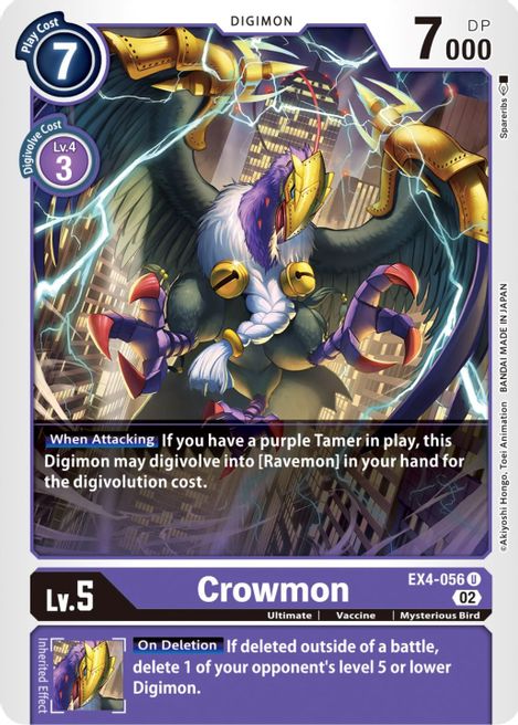Crowmon EX4-056 [ Inglese / Giapponese ]