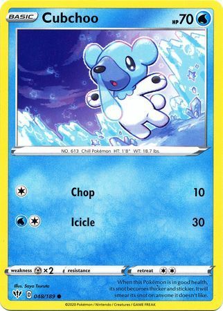 Cubchoo - Fiamme Oscure 048/189 [ Italiano / Inglese ]