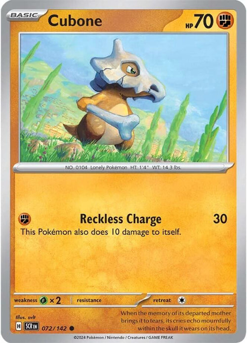 Cubone - Corona Astrale 072/142 [ Italiano ]