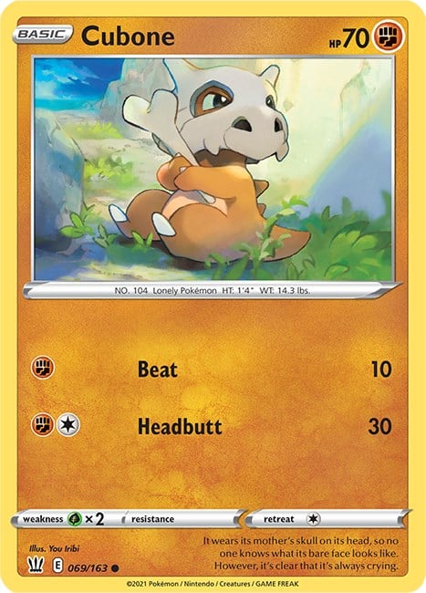 Cubone - Stili di Lotta 069/163 [ Italiano / Inglese ]