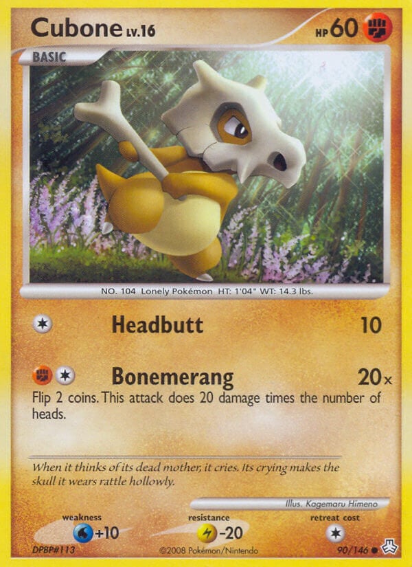 Cubone Lv.16 - Il Risveglio dei Miti 90/146 [ Italiano / Inglese ]