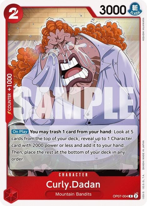 Curly Dadan OP07-004 [ Inglese / Giapponese / Francese / Cinese Semplificato ]