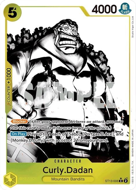 Curly Dadan ST13-006 [ Inglese / Giapponese / Francese / Cinese Semplificato ]