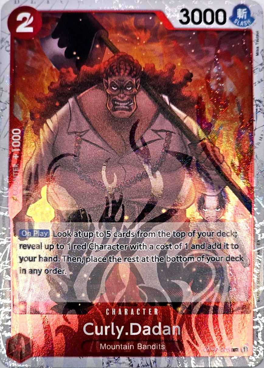 Curly. Dadan OP02-005 [ Inglese / Giapponese / Francese / Cinese Semplificato ]