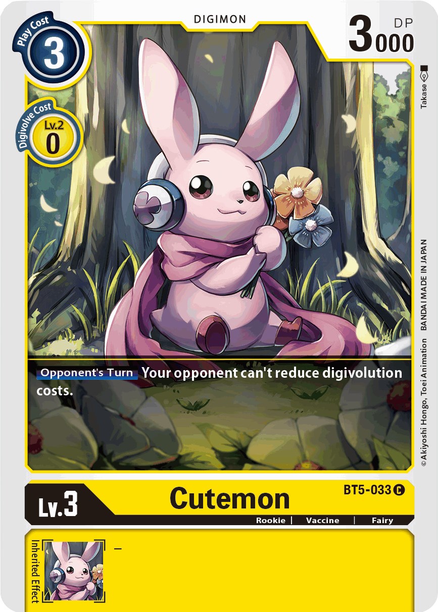 Cutemon BT5-033 [ Inglese / Giapponese ]
