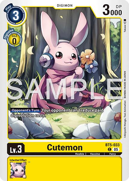 Cutemon BT5-033 [ Inglese / Giapponese ]
