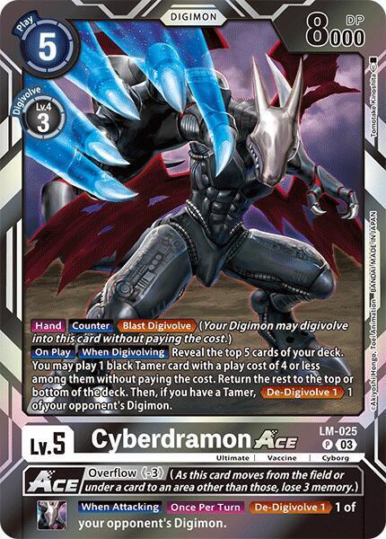 Cyberdramon Ace LM-025 [ Inglese / Giapponese ]