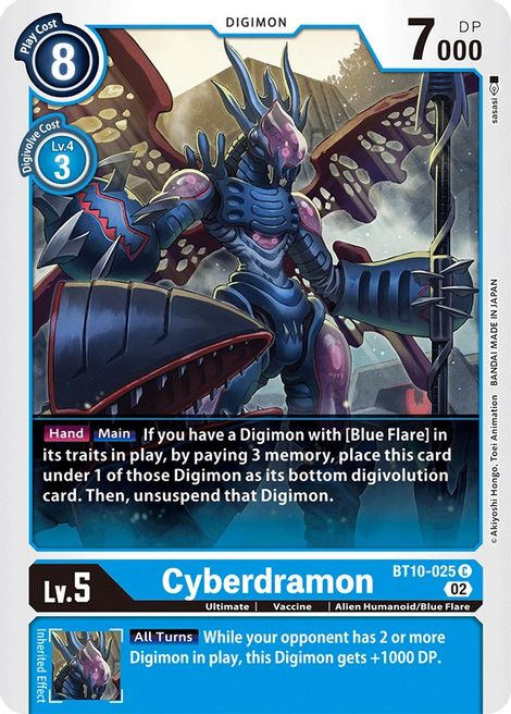 Cyberdramon BT10-025 [ Inglese / Giapponese ]