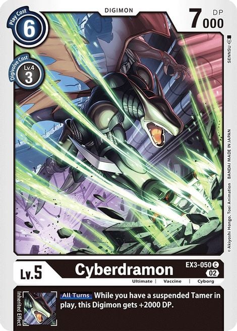Cyberdramon EX3-050 [ Inglese / Giapponese ]