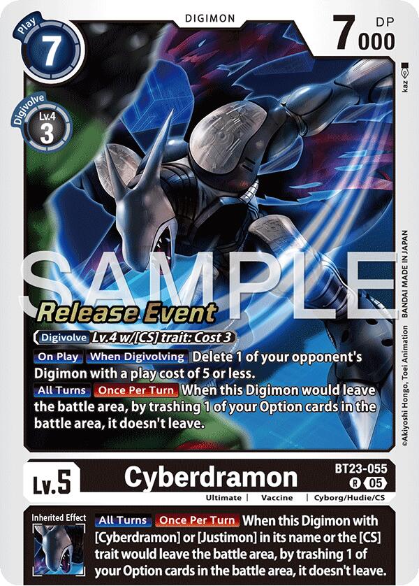 Cyberdramon BT23-055 [ Inglese / Giapponese ]