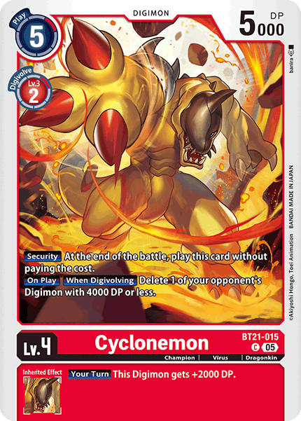 Cyclonemon BT21-015 [ Inglese / Giapponese ]