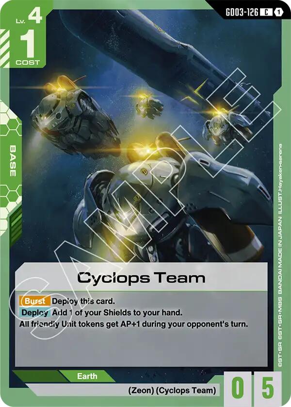 Cyclops Team GD03-126 [ Inglese / Giapponese ]