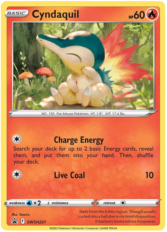 Cyndaquil - Lucentezza Siderale 023/189 [ Italiano / Inglese ]