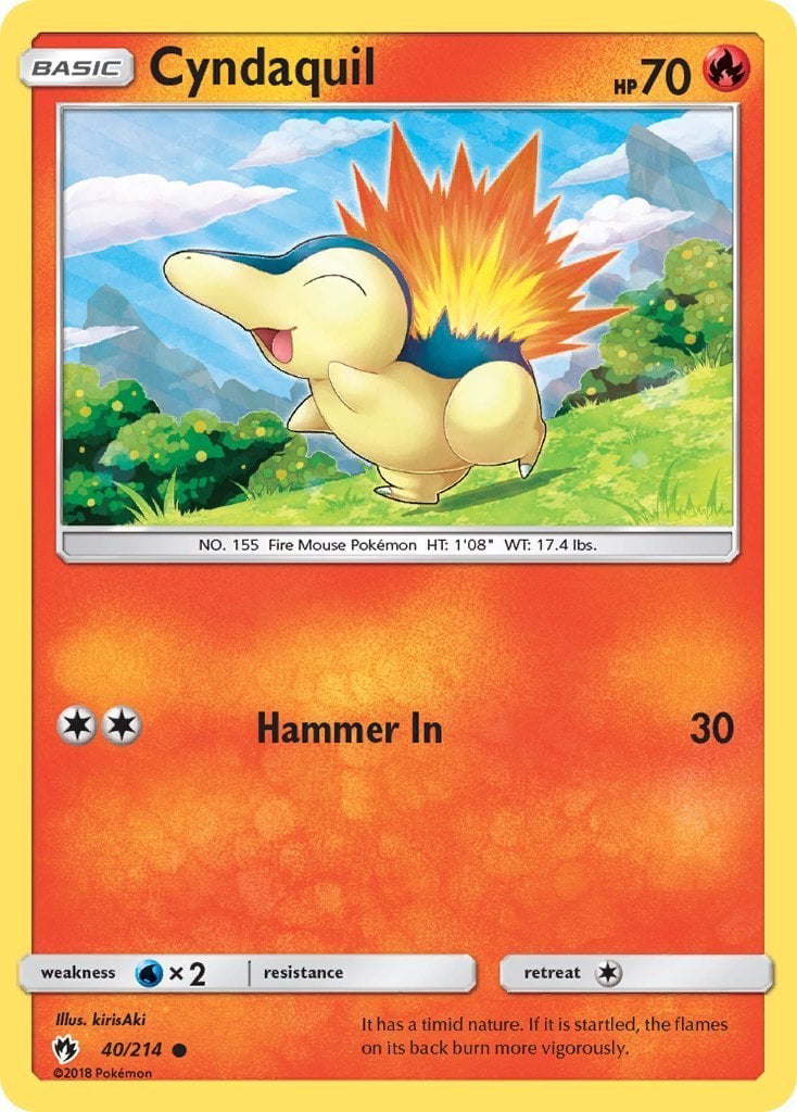 Cyndaquil - Tuoni Perduti 040/214 [ Italiano / Inglese ]
