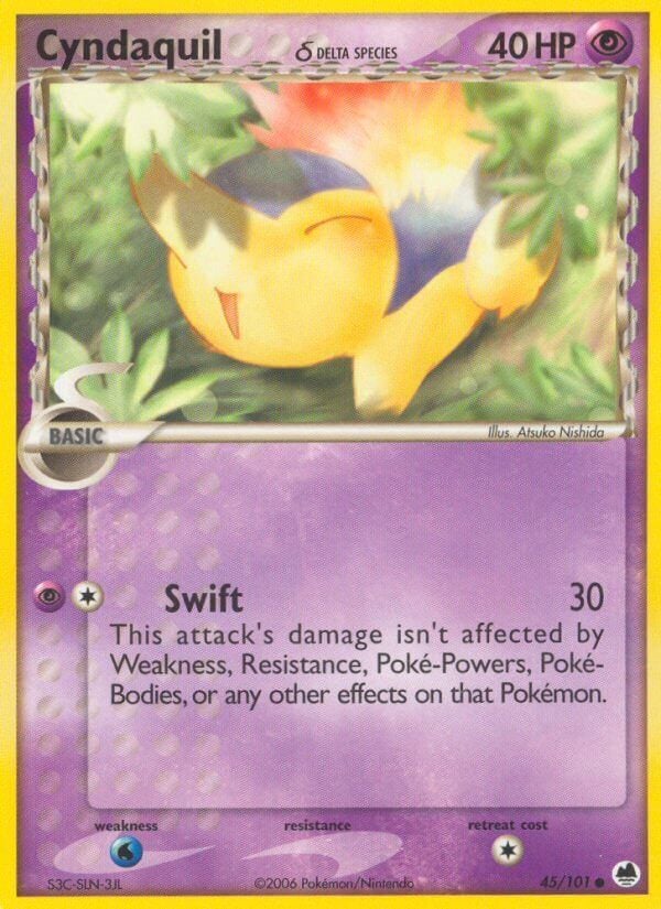 Cyndaquil δ Delta Species - EX L'Isola dei Draghi 45/101 [ Italiano / Inglese ]