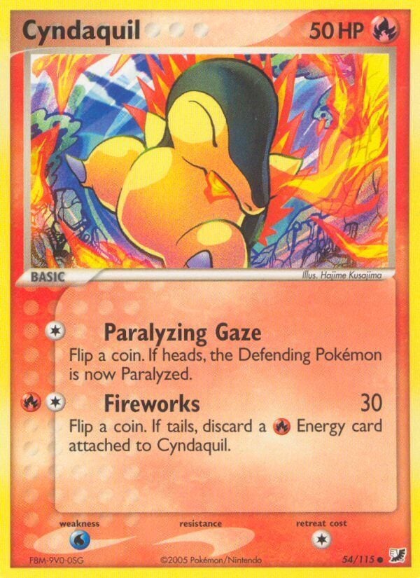 Cyndaquil - EX Forze Segrete 54/115 [ Italiano / Inglese ]