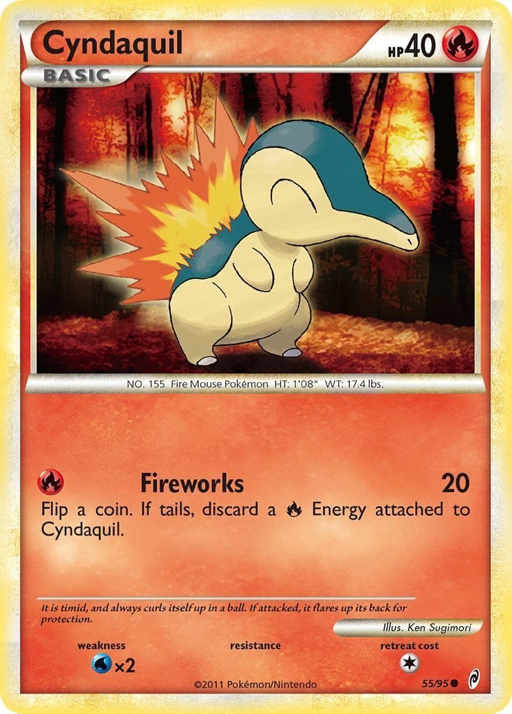 Cyndaquil - Richiamo delle Leggende 55/95 [ Italiano / Inglese ]